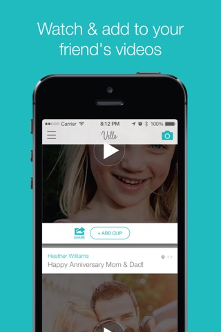 Vello Video - Capture and Share Moments Together screenshot 4