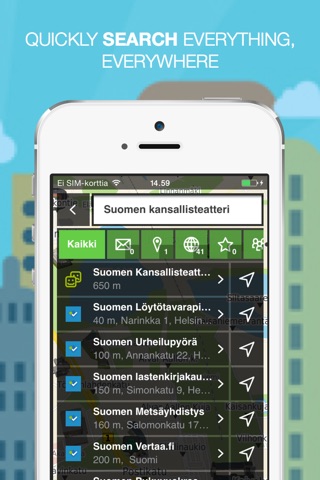 NLife Scandinavia - Offline GPS-navigointi, liikenne ja kartat screenshot 4