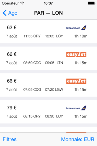 Kiwi Flights - Cheap Tickets screenshot 2