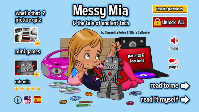 Messy Mia - Tales and Stories of the Ancient Tech with Trivi(圖1)-速報App