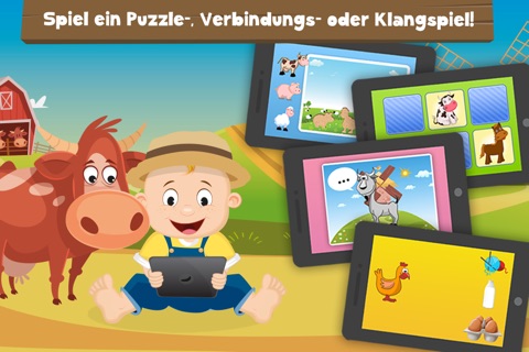 Milo's Mini Games for Tots and Toddlers - Barn and Farm Animals Cartoon screenshot 2