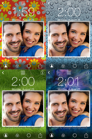 Super Lock Screen - Wallpaper photo frames for iphone screenshot 3