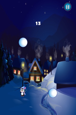 Little Penguin Smash - Epic Falling Snowball Dodge Pro screenshot 2