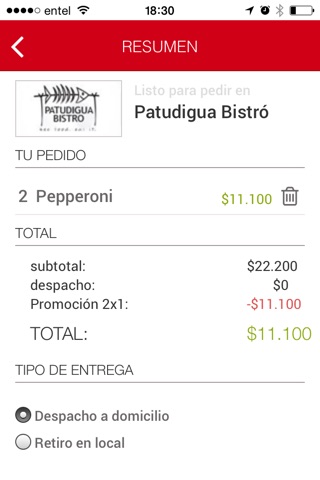 QueHambre - Comida a domicilio screenshot 3