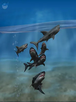 Captura 1 Shark Fingers! 3D Interactive Aquarium FREE iphone