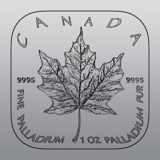 Palladium Price Watch - live spot price on a troy ounce bullion coin icon /w charts, push notifications, custom alerts and more ...