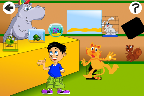 Cute Little Pet-s Store Shadow Game-s Animated Baby & Kids Task-s Tricky Puzzle Toddler`s First App screenshot 2