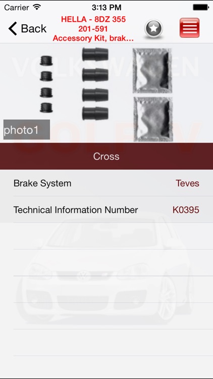Auto parts VW Golf V-VII