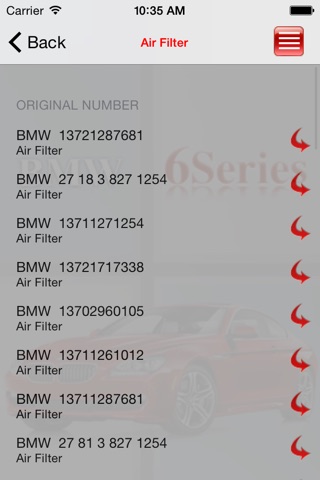 Запчасти для BMW 6-series screenshot 2