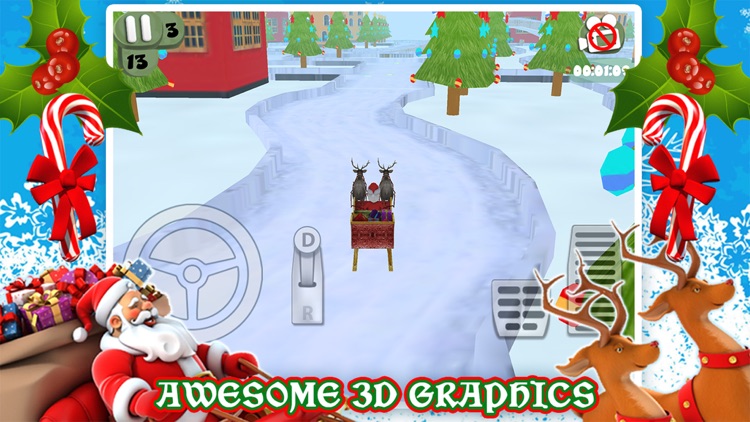 3D Santa's Sleigh Christmas Parking Game FREE