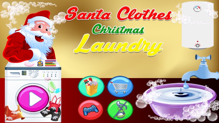 Santa Clothes Christmas Laundry 2014, Happy New Year 2015