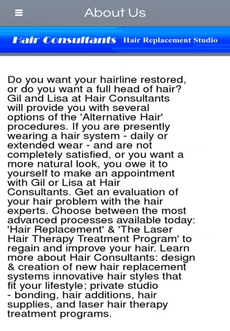 Hair Consultants screenshot 2