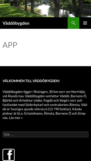 Väddöbygdens officiella app