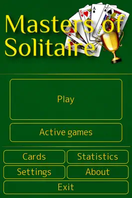 Game screenshot Masters of Solitaire apk