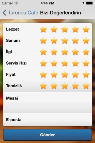 Turuncu Cafe screenshot 4