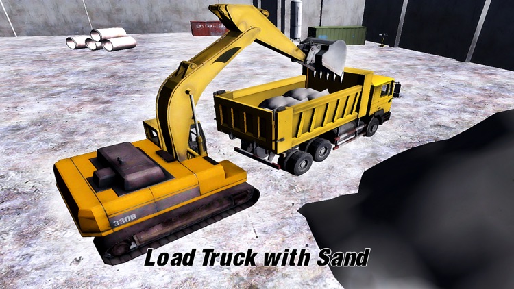 Sand Excavator – Heavy Duty Digger machine Construction Crane Dump Truck Loader 3D Simulator Game screenshot-4