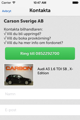Carson Sverige AB screenshot 4