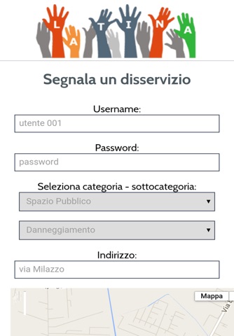 Segnalazione Disservizi Latina screenshot 2