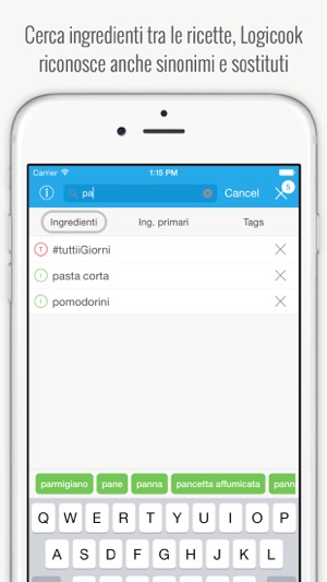 Logicook - condividi ricette, scopri quelle possibili con gl(圖5)-速報App