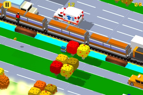 Crossy Avenue - Follow Frogger To Cross The Road screenshot 3