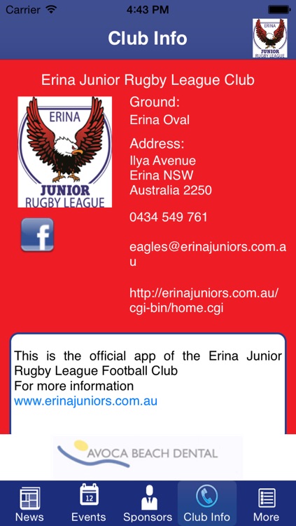 Erina Junior Rugby League Football Club screenshot-4