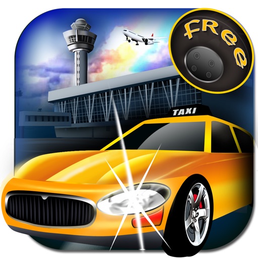 Airport Taxi Cabs Run : Winter Trip Vacation in the Sun - Free icon