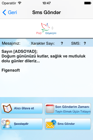 Poçt Göyerçini screenshot 2