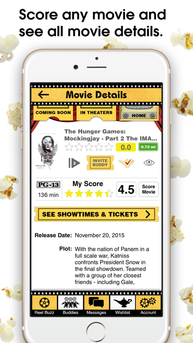 How to cancel & delete Reel Buddy - See Showtimes, Buy Movie Tickets, and Find Movie Friends from iphone & ipad 4