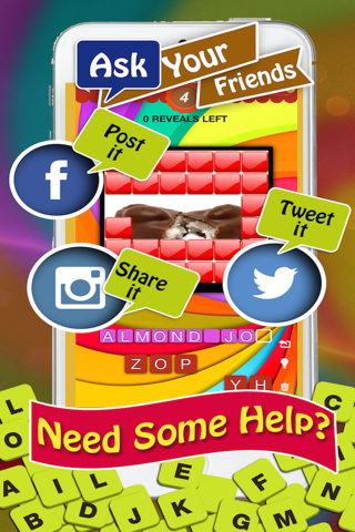 Who Guess the candy ? Sweet Family Crack Trivia Game screenshot 2