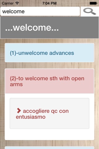 English Italian Dict screenshot 2