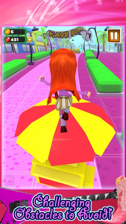 3D Fashion Girl Mall Runner Race Game by Awesome Girly Games FREE