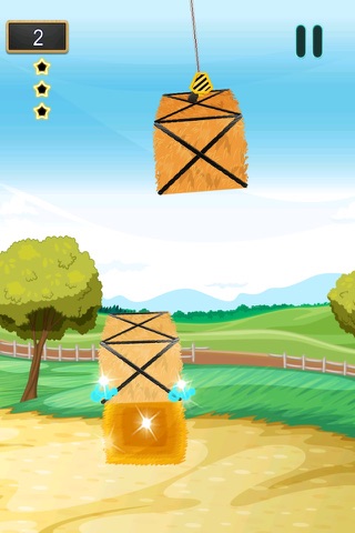 A Kids Building Balance Stack Hay Blocks - Farming Tiny Tower Stack’R Games Free screenshot 3