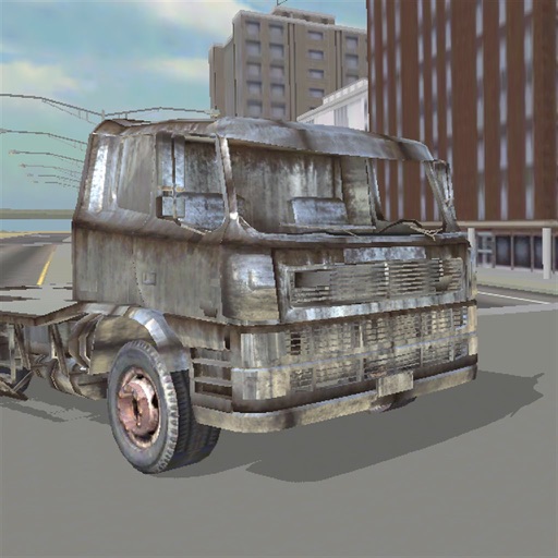Metal Truck Parking Icon