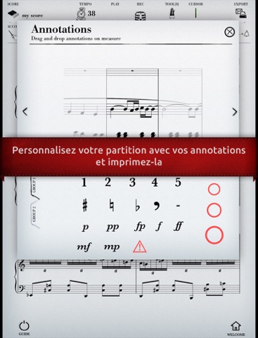 Ravel – Concerto en sol, 2ème mouvement (partition interactive pour piano) screenshot 4