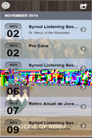 Reno Diocese screenshot 2