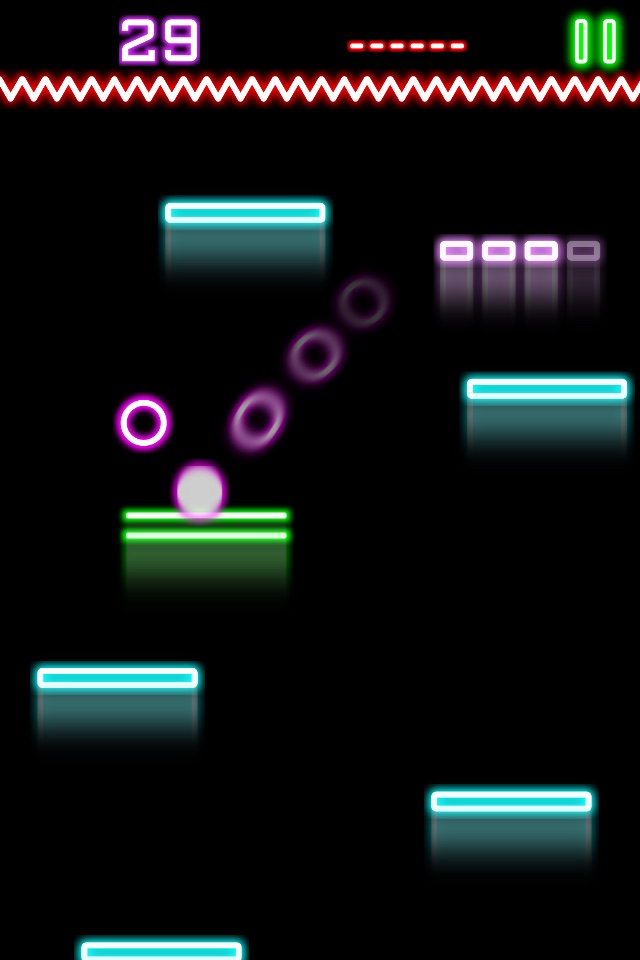 Rock Hero Drop in glowing light shaft scrolling at speed screenshot 3