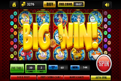 Amazing Mermaid's Fairytale Slots - Win The Jackpot In The Party Casino Playing In A Craze Journey Pro screenshot 2