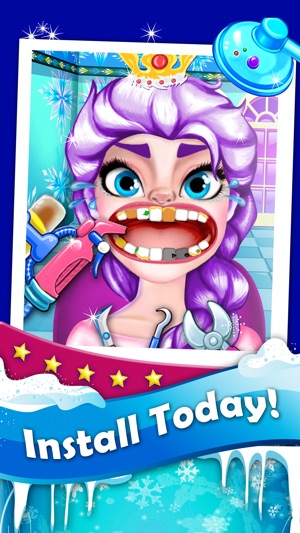 Frozen Dentist Office - crazy baby doctor in little kids tee(圖3)-速報App