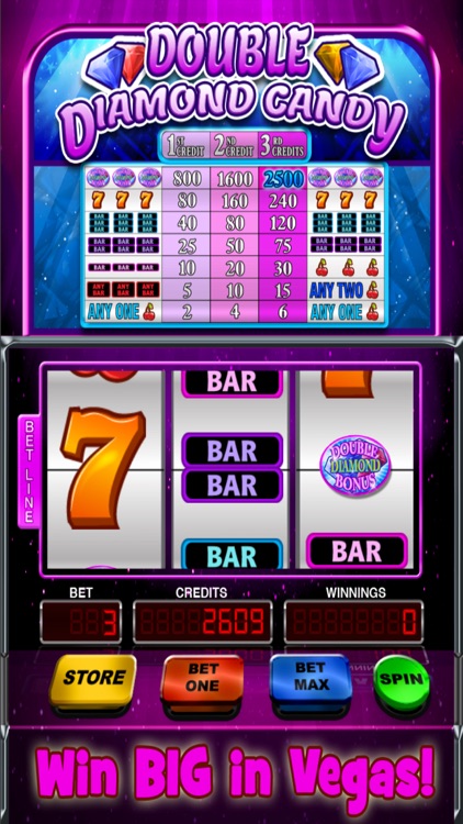 Double Diamond Candy Slot Machine FREE