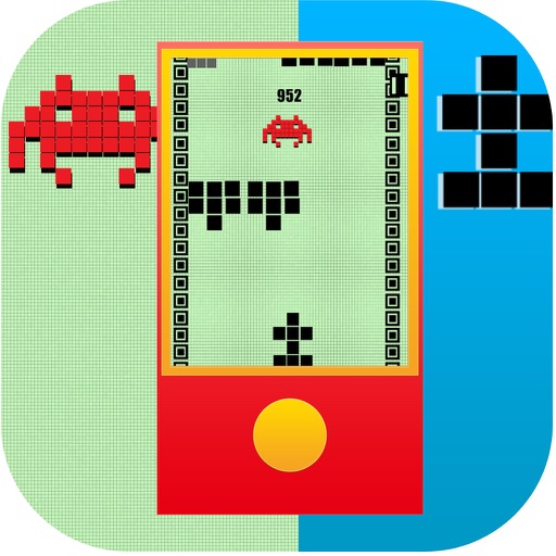 90's Brick Pixel Retro Drive Free : An Old School Classic Vintage phone game icon