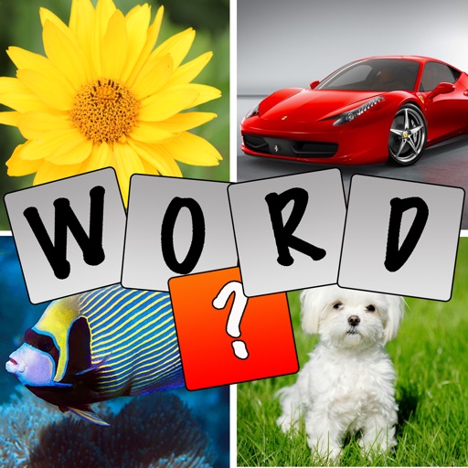 Quad Pic Guess the Word Quiz- Best Brain Teaser Practice Game iOS App