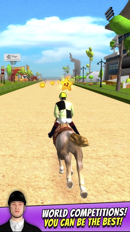 OMG Horse Races Free - Funny Racehorse Ride Game for Children screenshot-3