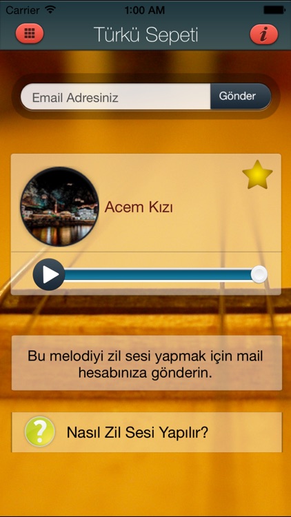 Türkü Sepeti Zil Sesleri