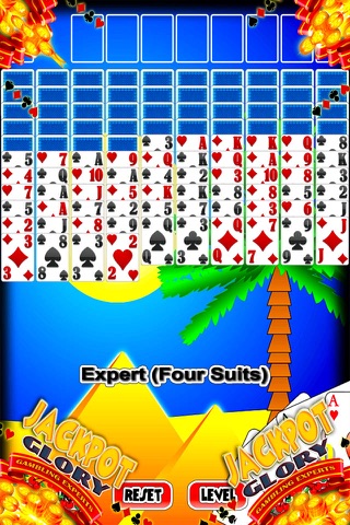 Pharaoh's Pyramid Spider Solitaire PRO - Way Casino Blitz Classic Solitaire Free Edition screenshot 3