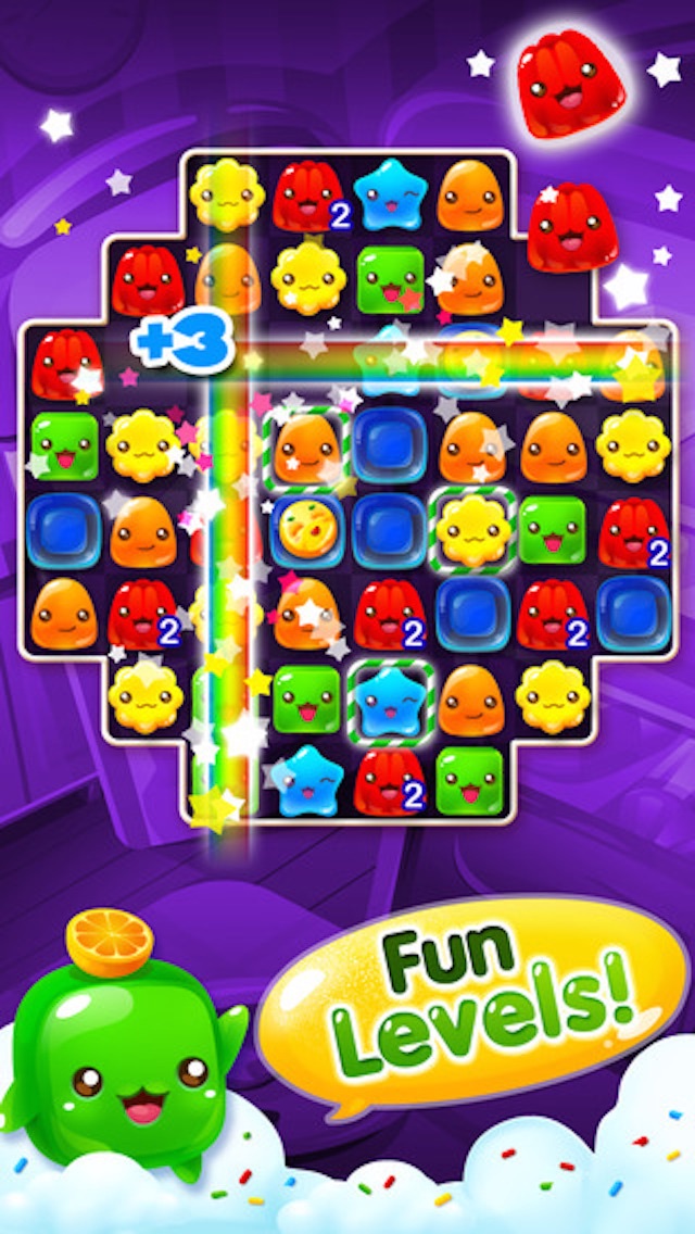 Jelly Gummy Blast - 3 match puzzle gameのおすすめ画像2