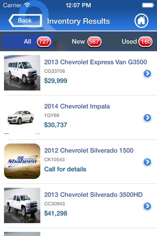 Shaheen Chevrolet screenshot 3