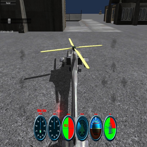 Helicopter Flying Simulator Free 3D Icon