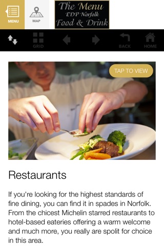 EDP Norfolk Food & Drink - The Menu screenshot 2