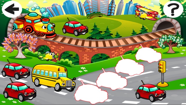 絕對驚人的兒童遊戲，免費提供大汽車在城市：排序的汽車按大小！(圖2)-速報App