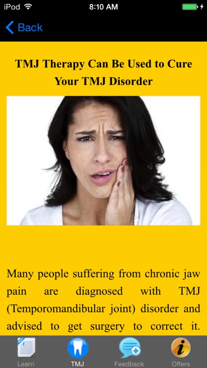 TMJ Disorder - Suggested Treatment & Remedies